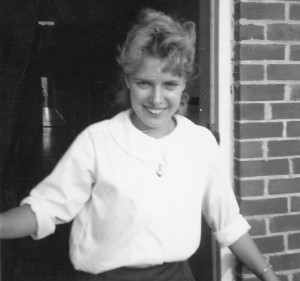 Connie, October, 1960.  Our Freshman year at Castleton.